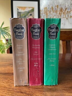 Vintage Reader's Digest Best Loved Books for Young Readers Volumes #  1, 2, 3